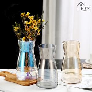 Vases en verre transparent de haute qualité, couleur personnalisée, design luxueux, nouveaux vases décoratifs pour la décoration de la maison - Product Image 1
