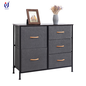 Thiết Kế Hiện Đại Năm Ngăn Kéo Vải Màu Xám Dung Lượng Lớn Đồ Lặt Vặt Giá Lưu Trữ Như Bạn Yêu Cầu - Product Image 6