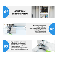 Máquina de Corte de Perfiles Decorativos de Aluminio JD VA200 para Diseño de Guías Lineales en T, Corte Estable, Arranque con un Botón