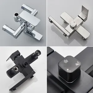 Wholesale Luxury SS304 Stainless Steel Bathroom <strong>Shower</strong> Faucet Rainfall <strong>Head</strong> Wall Mounted Hand Sprayer Bathtub <strong>Tap</strong> <strong>Shower</strong> Set - Product Image 6