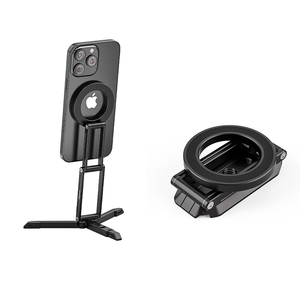 Soporte Magnético con Ventosa, Ajustable 360°, Material de Aluminio, Plegable, para Teléfono, Transmisión en Vivo, Fotografía - Product Image 5