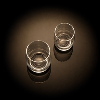 Verre à whisky de luxe avec base lestée, verre à scotch, verre à whisky old fashioned en verre blanc de haute qualité pour bar à domicile et cadeau, 300 ml