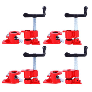 Abrazaderas para tubos Yuma, distancia máxima de sujeción de 40 mm, para herramientas de carpintería, diseño de liberación rápida de metal rojo - Product Image 1