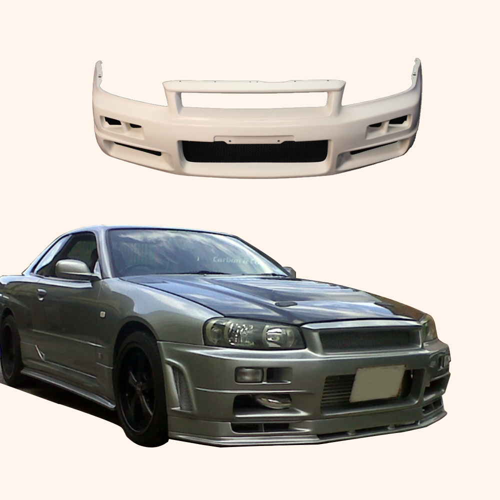 ボンネットスポイラー FRP製 R34 スカイライン 前期用 ボンネット