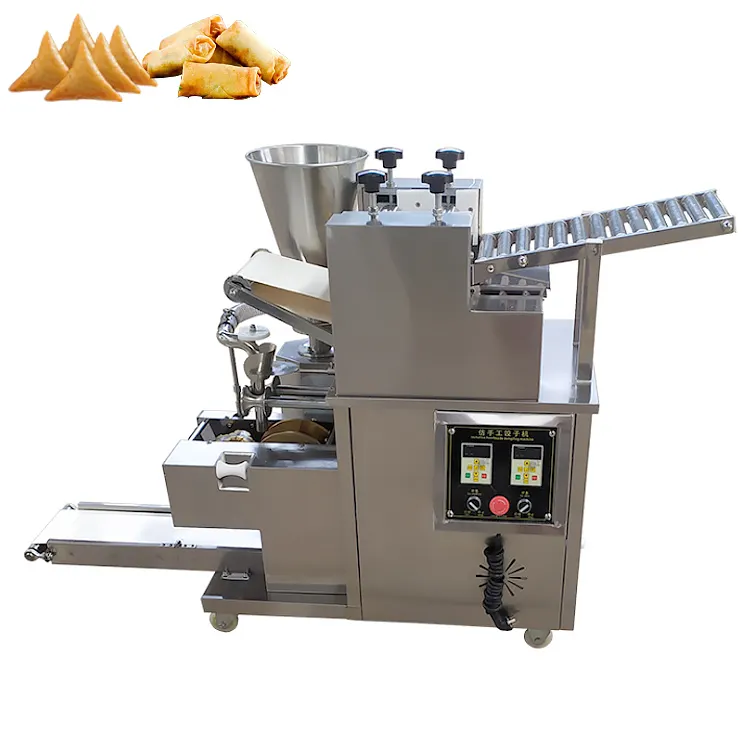 Petite machine à fabriquer des samosas matériau de qualité alimentaire fabricant de boulettes machines samosa d'italie