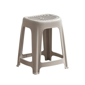 Tabouret en plastique Xitianlong 393x355x460mm empilable, mobilier de salon, design minimaliste - Product Image 1
