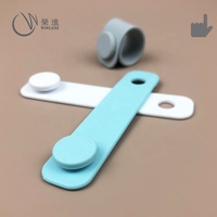 Colliers de serrage réutilisables en Silicone, Logo personnalisé, attaches de câble d'écouteurs, écologiques, durables, souples