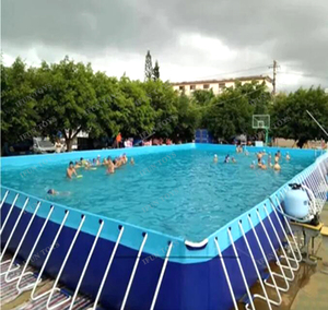 <span class=keywords><strong>Piscine</strong></span> commerciale Portable suspendue sur le sol, cadre métallique, avec échelles, <span class=keywords><strong>pour</strong></span> les <span class=keywords><strong>jeux</strong></span> d'eau - Product Image 4