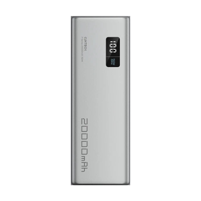 CUKTECH No.15 2024 20000mAh Power Bank with LED Display 150W 3-Port Output Portable for Macbook iPhone 14 Xiaomi