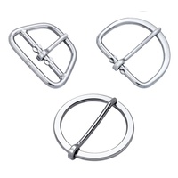 Boucle de sangle de ventre de cheval en acier inoxydable, boucle de cinch, accessoires de bride, accessoires de selle de grande taille 26031303
