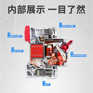 Disjoncteur de petite taille Delixi DZ47L 2P 4P domestique 63A/100A Disjoncteur différentiel - Product Image 3