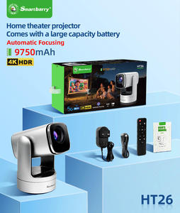 Proyector Inteligente HT26 Android 11.0, Compatible con 4K, 200 ANSI de Alto Brillo, Proyector de Video HD Portátil, WiFi, Cine en Casa y al Aire Libre - Product Image 1