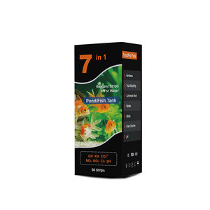 Fábrica Água Doce Água Salgada <span class=keywords><strong>Aquarium</strong></span> Kit Teste 7 em 1 Tiras De Teste De Água Do Aquário - Product Image 2