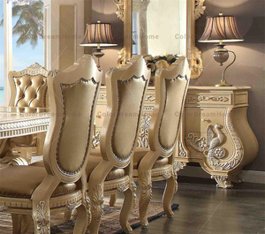 Sedia <span class=keywords><strong>da</strong></span> <span class=keywords><strong>Pranzo</strong></span> <span class=keywords><strong>in</strong></span> Vera <span class=keywords><strong>Pelle</strong></span> di Lusso Stile Americano Reale, Poltrone Antiche - Product Image 4