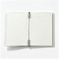 Carnet à spirales B5 212mm*276mm 80GSM 50 feuilles lignées Couverture PP Holographique Iridescent 4 couleurs 80pcs/carton Vente en gros