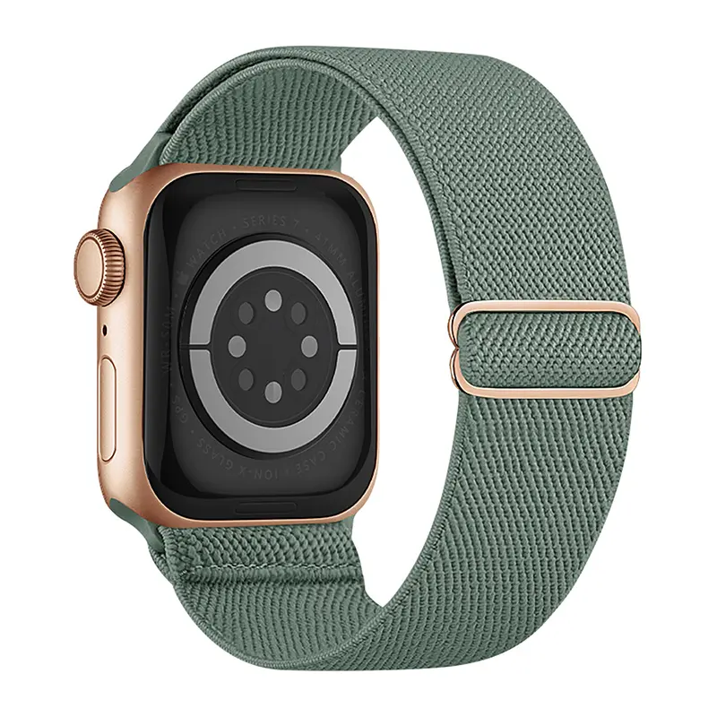 Pulseira de nylon para Apple Watch Série Ultra 8 7 6 5 pulseira elástica ajustável