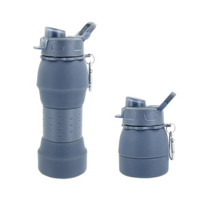 Bouteille d'eau en silicone pliable légère, sans BPA, pour le sport, la gym, les voyages, les enfants, portable, pour l'extérieur - Product Image 2