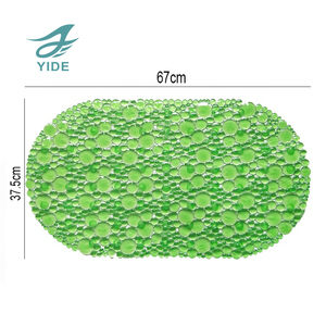 YIDE Custom Bathroom And Hotel With Suction Cup Non Slip <strong>Long</strong> PVC Plastic <strong>Bath</strong> <strong>Mat</strong> - Product Image 3