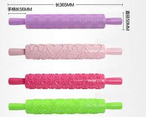 Rouleau <span class=keywords><strong>de</strong></span> gaufrage pour <span class=keywords><strong>gâteau</strong></span>, pour <span class=keywords><strong>sucre</strong></span>, 1 pièce, épingle <span class=keywords><strong>à</strong></span> pâtisserie imprimée, <span class=keywords><strong>en</strong></span> plastique, pour <span class=keywords><strong>pâte</strong></span> <span class=keywords><strong>à</strong></span> bonbons, bâton <span class=keywords><strong>de</strong></span> moulage - Product Image 6