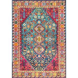 Tapis arc-en-ciel Vintage, style marocain, en peluche péruvienne, décoration murale pour mur - Product Image 1