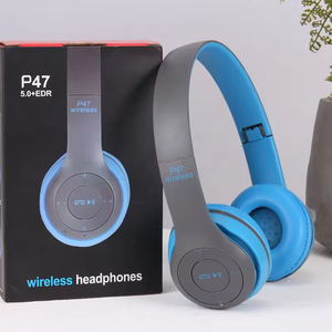 Draadloze hoofdtelefoon P47 Stereo Headset met SD-kaartlezer, ingebouwde microfoon en bedrade aansluiting - Product Image 3
