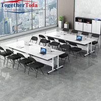 Vente en gros Table de conférence de bureau pliable, mobile, modulaire, réglable, moderne et élégante, pour la lecture et l'utilisation sur ordinateur
