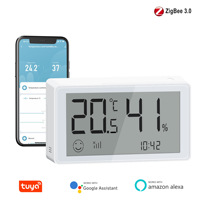 Détecteur d'humidité sans fil intelligent YDD Tuya, surveillance en temps réel, compatible Alexa et Google Home, capteur de température et d'humidité Wifi