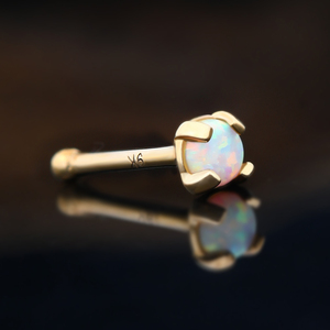 Toposh hình chữ L mũi đinh tán <span class=keywords><strong>1.5</strong></span>/2.0/2.5mm Kim Cương nạm cong đá quý đá tùy chỉnh thanh mũi vòng xuyên đồ trang sức - Product Image 4