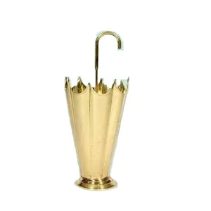 定制热卖新品家居装饰现代风格黄铜陶瓷伞架