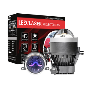 Xenplus cao chùm ánh sáng laser LED sương mù ống kính 6000K 12V xe LHD rhd lái xe đèn pha không thấm nước 45W độ sáng cao sửa đổi đèn - Product Image 1