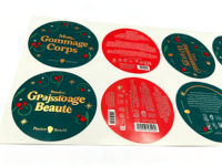 Impresión de Pegatinas de Vinilo con Corte Personalizado, Etiquetas Adhesivas Impermeables de PVC con Diseño de Logotipo de Empresa, Pegatinas de Dibujos Animados