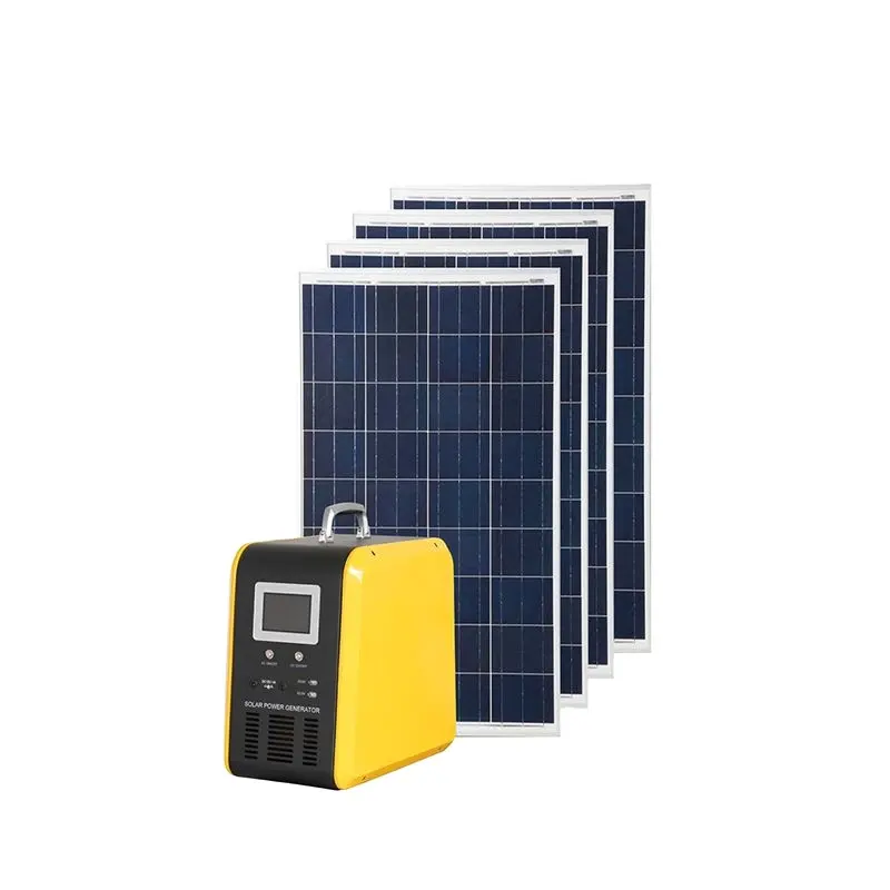 1kw sistema di montaggio pannello solare scaffalature 1KW inverter sistema di energia solare per la vendita