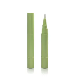 Free Sample empty cosmetic tube packaging lip gloss green pcr twist pen for wholesale