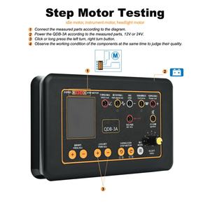 Testador de Bobina de Ignição Automotiva QDB-3A e Detector de Falhas para Motor de Passo de Marcha Lenta, Válvula Solenoide, Injetor e Atuador Automático - Product Image 6
