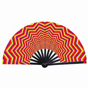 Éventails en bambou naturel et raphia tressés à la main Addreen, écologiques, pour rafraîchissement estival, décoration murale style ferme, mariage - Product Image 4