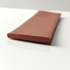 Tùy Chỉnh Đặc Biệt Hình Silicone Cao Su Bọt Niêm Phong Dải Nhiệt Độ Cao Chịu Mài Mòn Dải Con Dấu Không Thấm Nước Silicone Cao Su Dải - Product Image 4