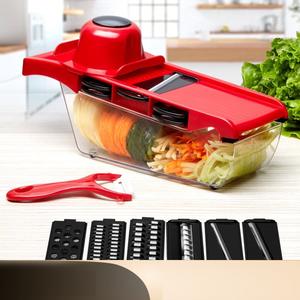 <b>Multifunctional</b> <b>Vegetable</b> <b>Cutter</b> With Steel Blade Kitchen Accessories Mandoline Slicer Potato Peeler Carrot Cheese Grater - Product Image 3