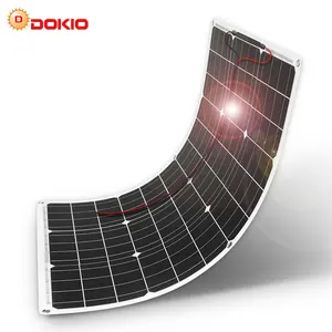 DOKIO — panneau solaire Flexible 18V 50W, pour alimentation de batterie, pour véhicule, bateau