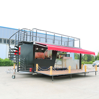Remorque alimentaire entièrement équipée sur mesure, camion de restauration rapide, camion à bulles de thé, camion à café, bar mobile, remorque de concession