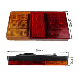 E-mark vuông 12V 6 + 6 đèn LED Trailer ánh sáng phía sau đèn - Product Image 5