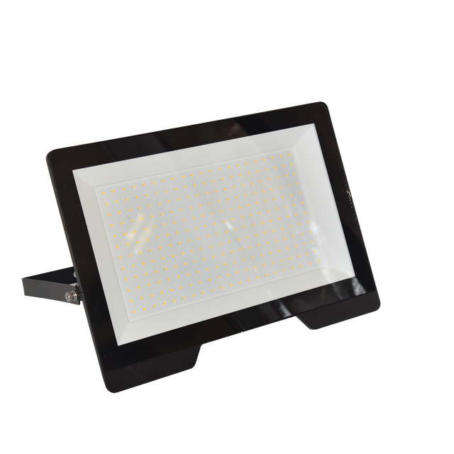 Economic 100W Tri Color IP65 High Brightness SMD LED Flood Light Light Sensor Control for Garden Use CE Certified Lightweight
