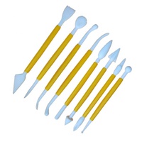 Kit d'outils de décoration de gâteaux, ensemble de 8 pièces pour Fondant et pâte à gomme, outils assortis