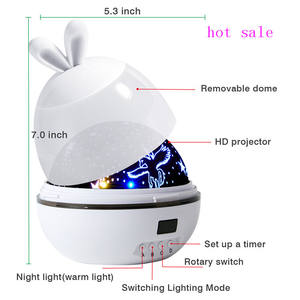 Star Night Lights for Kids, <strong>Unicorn</strong> Starry Night Light Projector Rotating Projection <strong>Bedside</strong> <strong>Lamp</strong> - Product Image 4