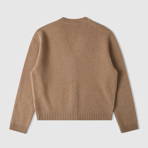 <span class=keywords><strong>Cardigan</strong></span> in <span class=keywords><strong>Lana</strong></span> 100% Personalizzato, Classico Tinta Unita, Manica Lunga, Spesso, Scollo a V, Abbigliamento Femminile - Product Image 3