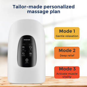 OEM ODM 2024 Cordless elettrico a 5 livelli di compressione dell'aria massaggiatore Touch Screen calore dito corpo dolore dolore Tunnel carpale - Product Image 4