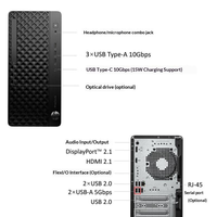 Baru untuk Pro Desk 4 TWR G1i AI Business Office Desktop Computer Ultra5-225 16G/32GB RAM 512G/1TB SSD WiFi6 AS Garansi 3 Tahun