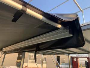 गर्मी कार कैंपिंग सन शेड 4x4 छत प्लेसमेंट 5 मीटर ऑक्सफोर्ड पॉलिएस्टर pvc लेपित हल्के एल्यूमीनियम मिश्र धातु पोल कार साइड वानिंग 2 - Product Image 2