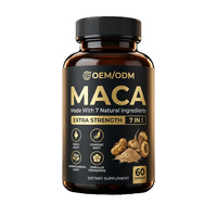 Capsules de Maca et d'Ashwagandha OEM/ODM pour la performance sportive et l'endurance des adultes, complément énergétique