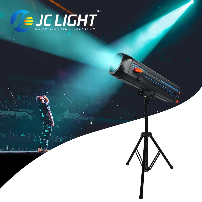 Ip65 Outdoor Waterproof 440W 480W 550W Led Stage Follow Spot Light Auto Tracking Dmx Follow Spot Stage Lighting For Events