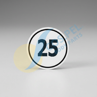 Nouveau COS.PEL. DISQUE DE LIMITATION DE VITESSE 25 KM/H